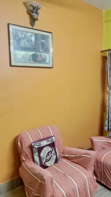 Living Room in 2 BHK Apartment at Basuki Ekanto Apon, Tollygunge – for Rent