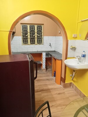 Kitchen in 2 BHK Apartment at Basuki Ekanto Apon, Tollygunge – for Rent