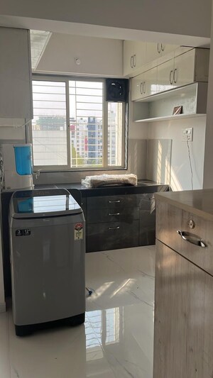 Kitchen in 1 BHK Apartment at Krishna Residency Baner, Balewadi – for Rent