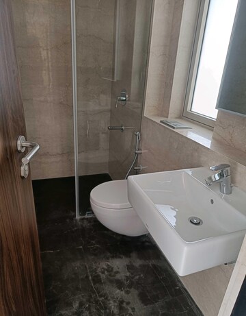 Bathroom in 3 BHK Apartment at Lodha Supremus Worli, Worli – for Rent