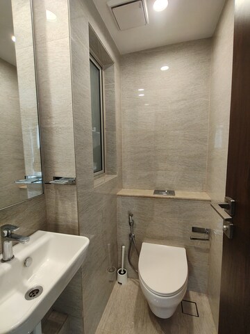 Bathroom in 1 BHK Apartment at Hiranandani Regent Hill, Powai – for Rent