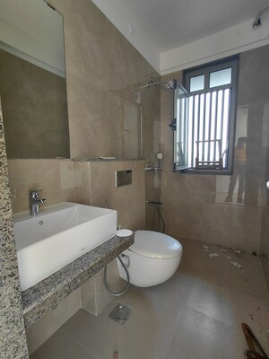 Bathroom in 2 BHK Apartment at Sunteck City Avenue 4, Goregaon West – for Rent