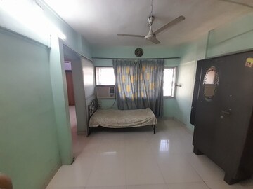 Living Room in 1 BHK Apartment at New Shreenath Park, Majiwada – for Rent