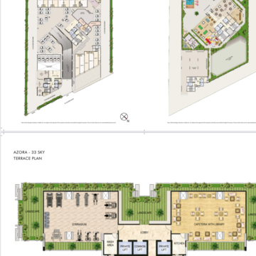 Master Plan in 4 BHK Builder Floor at Akshar One Akshar, Palm Beach – for Sale