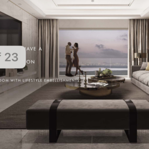 4 BHK Builder Floor – Exterior View View at Akshar One Akshar, Palm Beach - for Sale