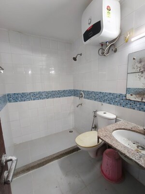 Bathroom in 1 BHK Builder Floor at New Friends Colony – for Rent