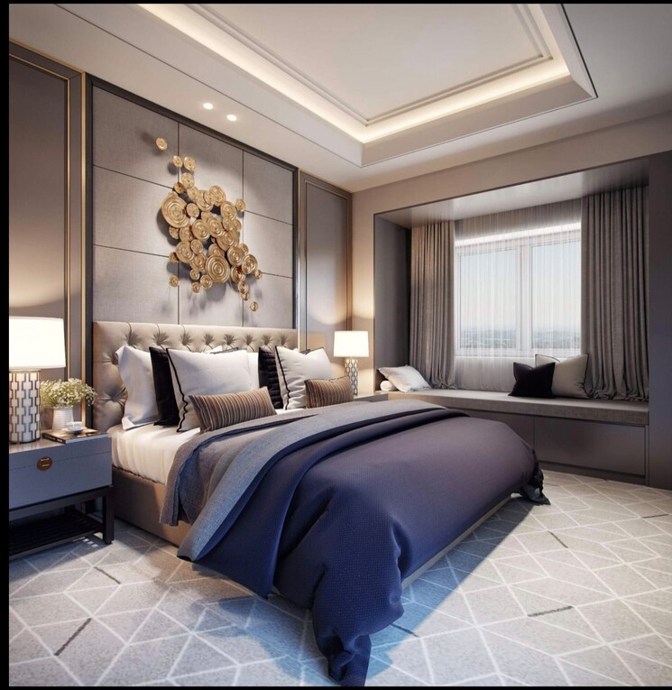 Bedroom, smart-world-one-dxp 3 Bedroom 1806 Sq.Ft. Apartment In Sector 113 Gurgaon 9532235