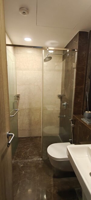 Bathroom in 3 BHK Apartment at Lodha The Park, Worli – for Rent