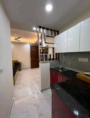 Kitchen in 1 BHK Builder Floor at Chattarpur – for Rent