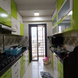 Kitchen in 2 BHK Apartment at Sethia Link View, Mitha Nagar – for Rent