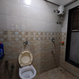Bathroom in 2 BHK Apartment at Sethia Link View, Mitha Nagar – for Rent