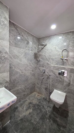 Bathroom in 2 BHK Builder Floor at Saket – for Rent