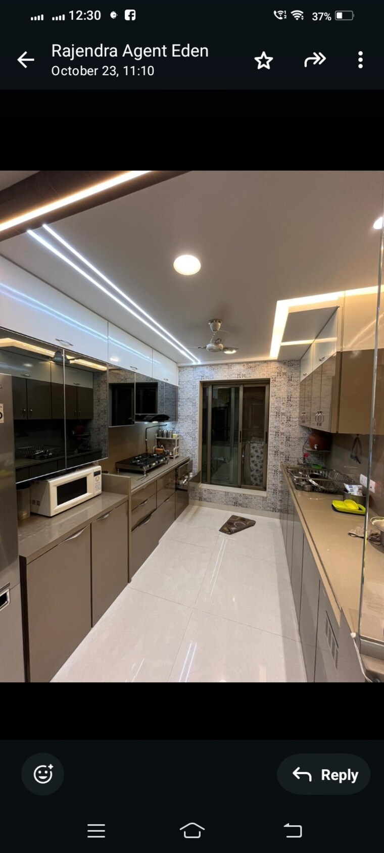 Kitchen, neelkanth-greens 3 Bedroom 1548 Sq.Ft. Apartment In Manpada Thane 9532204