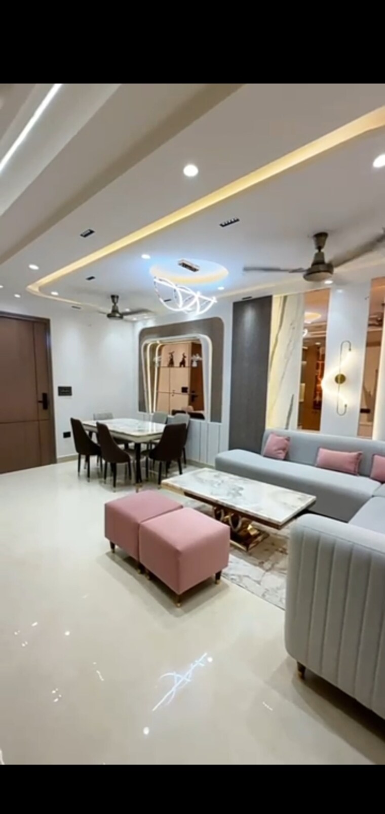 Living Room, dwarka mor 4 Bedroom 1080 Sq.Ft. Builder Floor In Dwarka Mor Delhi 9532398