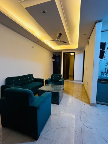 Living Room in 2 BHK Builder Floor at Saket – for Rent