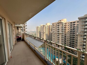 Balcony in 2 BHK Apartment at M3M Marina, Sector 68 – for Rent