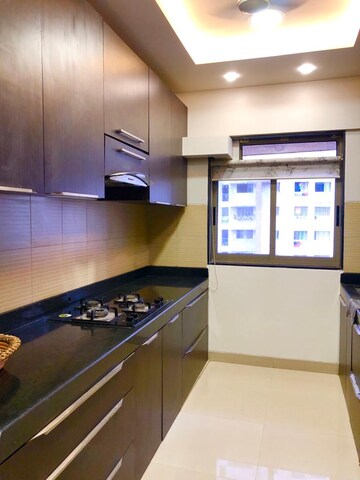 Kitchen in 3 BHK Apartment at Lodha Splendora, Ghodbunder Road – for Rent