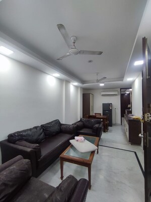 Living Room in 2 BHK Builder Floor at Saket – for Rent