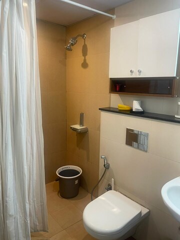 Bathroom in 2 BHK Apartment at SBR Keerthi, Old Madras Road – for Rent