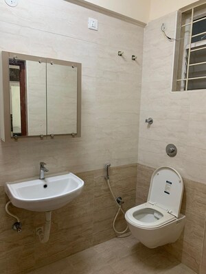 Bathroom in 3 BHK Apartment at Sri Balaji White Woods, Kadugodi – for Sale