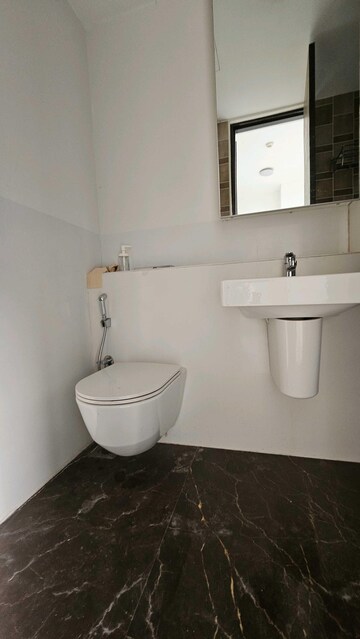 Bathroom in 3 BHK Apartment at Lodha The Park Tower 6, Worli – for Rent