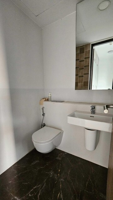Bathroom in 3 BHK Apartment at Lodha The Park Tower 6, Worli – for Rent
