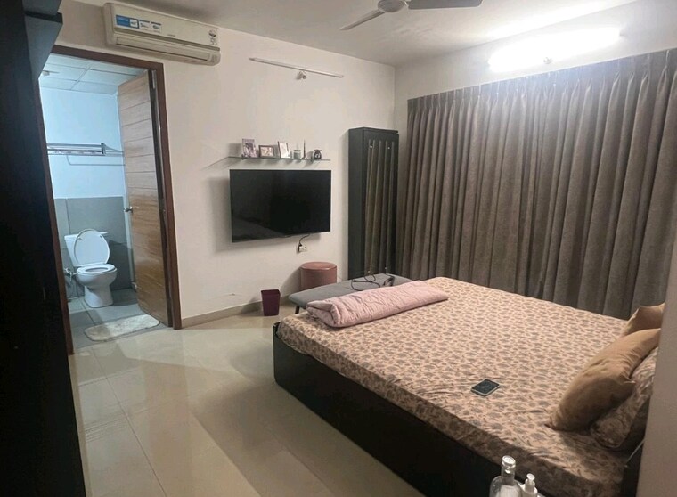 Bedroom, marvel-cascada 2 Bedroom 1200 Sq.Ft. Apartment In Balewadi Pune 9533032