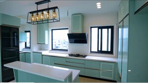 Kitchen in 3 BHK Builder Floor at Sector 3 – for Sale