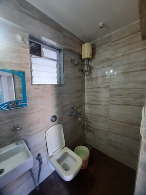 Bathroom in 1 BHK Apartment at Cosmos Classique, Ghodbunder Road – for Rent