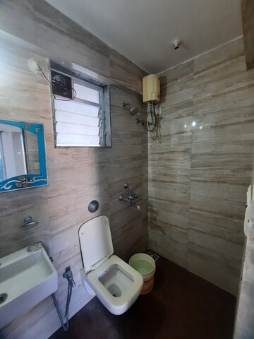 Bathroom in 1 BHK Apartment at Cosmos Classique, Ghodbunder Road – for Rent
