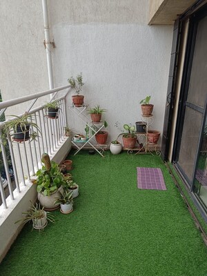 Balcony in 2 BHK Apartment at Magarpatta Annex, Hadapsar – for Sale