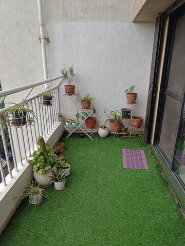 Balcony in 2 BHK Apartment at Magarpatta Annex, Hadapsar – for Sale