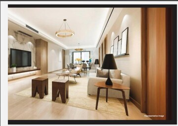 Living Room in 2.5 BHK Apartment at Verdent Boston Harbor, Andheri West – for Sale