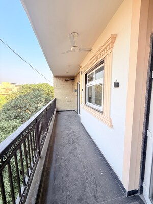 Balcony in 3.5 BHK Builder Floor at Paschim Vihar – for Rent