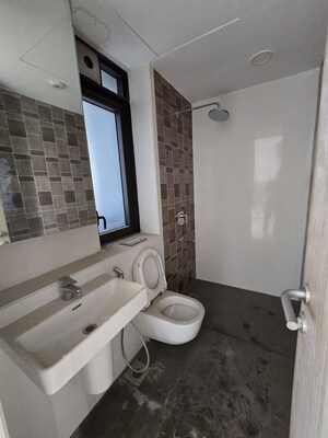 Bathroom in 3 BHK Apartment at Lodha Parkside, Worli – for Rent