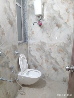 Bathroom in 1 BHK Apartment at Parth Lakefront, Dighe – for Rent