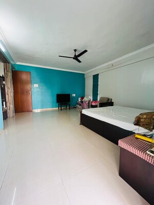 Living Room in 3 BHK Penthouse at Tivoli Apartments, Baner – for Rent