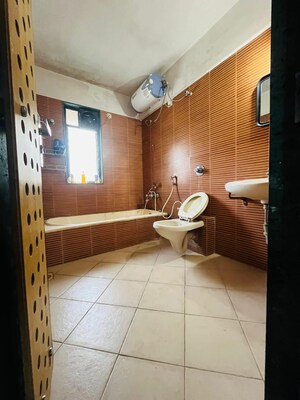 Bathroom in 3 BHK Penthouse at Tivoli Apartments, Baner – for Rent