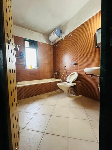 Bathroom in 3 BHK Penthouse at Tivoli Apartments, Baner – for Rent