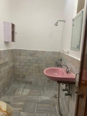 Bathroom in 1 BHK Builder Floor at Greater Kailash I – for Rent