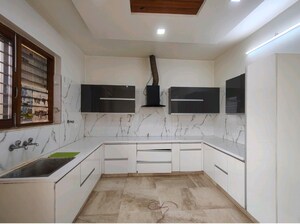 Kitchen in 3 BHK Builder Floor at Crown Plaza Mall, Sector 15a – for Rent