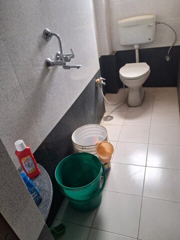 Bathroom in 1 BHK Apartment at Manglam Vaishali Tower II, Vaishali Nagar – for Rent