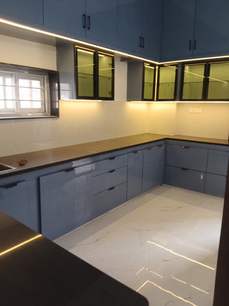 Kitchen, manikonda 3 Bedroom 1600 Sq.Ft. Apartment In Manikonda Hyderabad 9533784