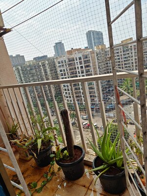 Balcony in 2 BHK Apartment at Sandstone CHS Ltd, Mira Road – for Rent