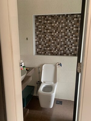 Bathroom in 3 BHK Apartment at Khar West – for Rent