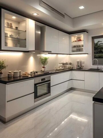 Kitchen in 1.5 BHK Apartment at Yashodhara CHS, Goregaon East – for Rent