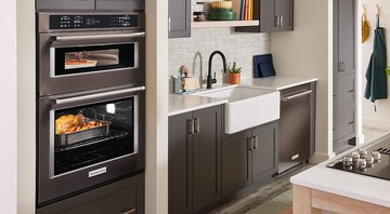 Kitchen in 1.5 BHK Apartment at Yashodhara CHS, Goregaon East – for Rent