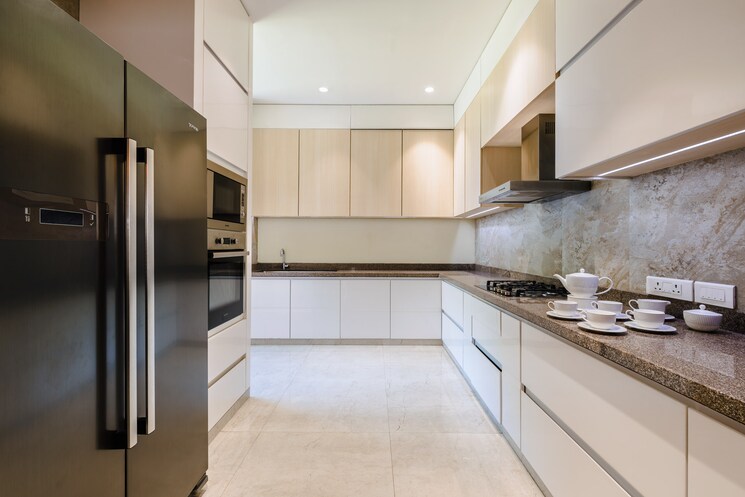 Kitchen, duville-riverdale 3 Bedroom 1150 Sq.Ft. Apartment In Kharadi Pune 9533840