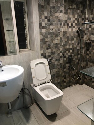 Bathroom in 3 BHK Apartment at Parekh 63 JVPD, Juhu – for Rent