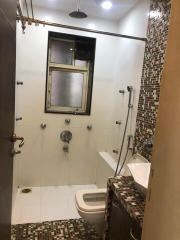 Bathroom in 3 BHK Apartment at Prestige Court, Khar West – for Rent